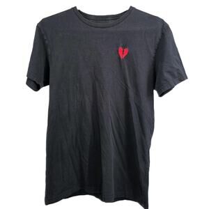 Riot Society Broken Heart Mens Tshirt Size Small